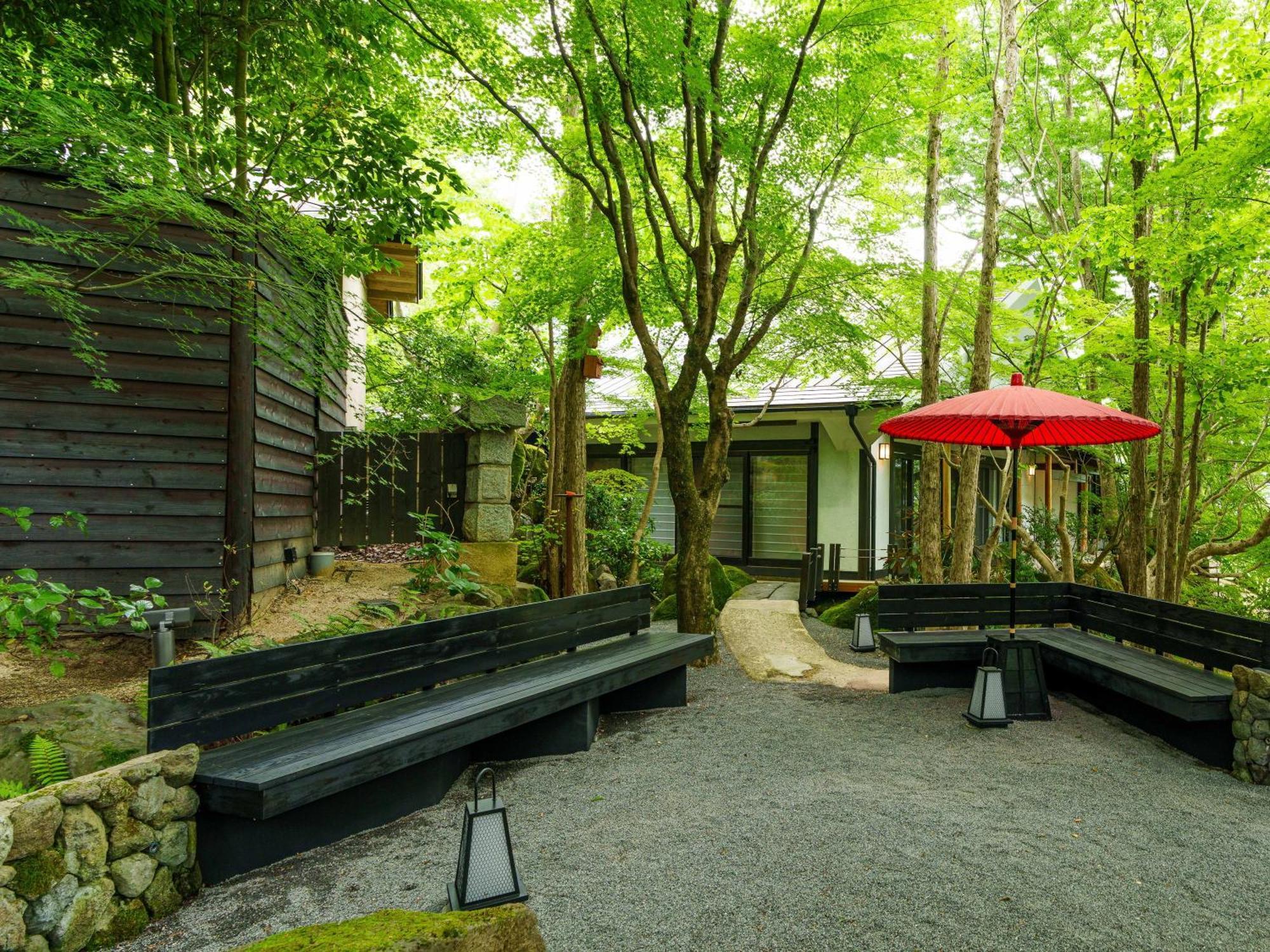 Yufuin Rakuyu Hotel Bagian luar foto