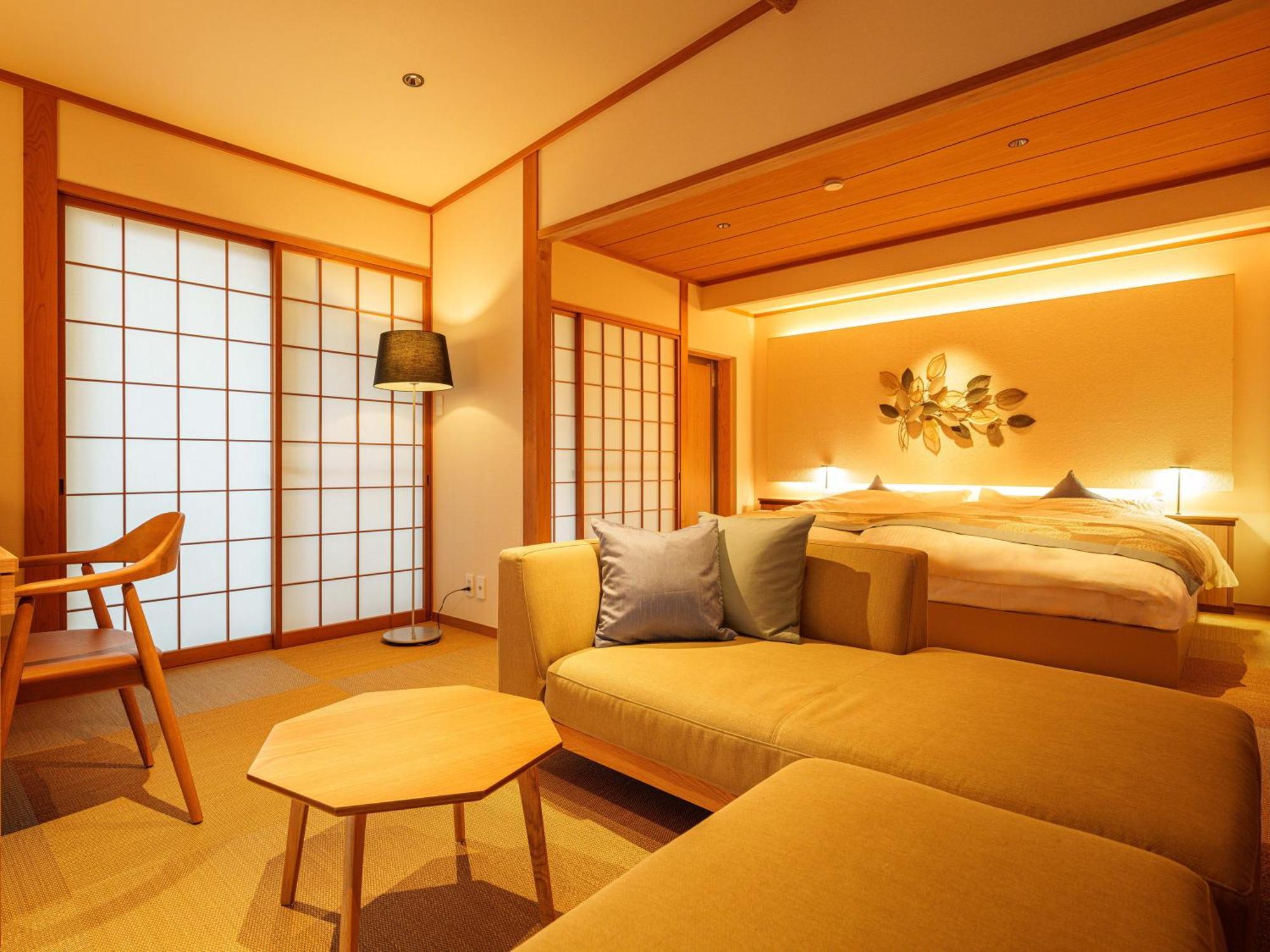 Yufuin Rakuyu Hotel Bagian luar foto