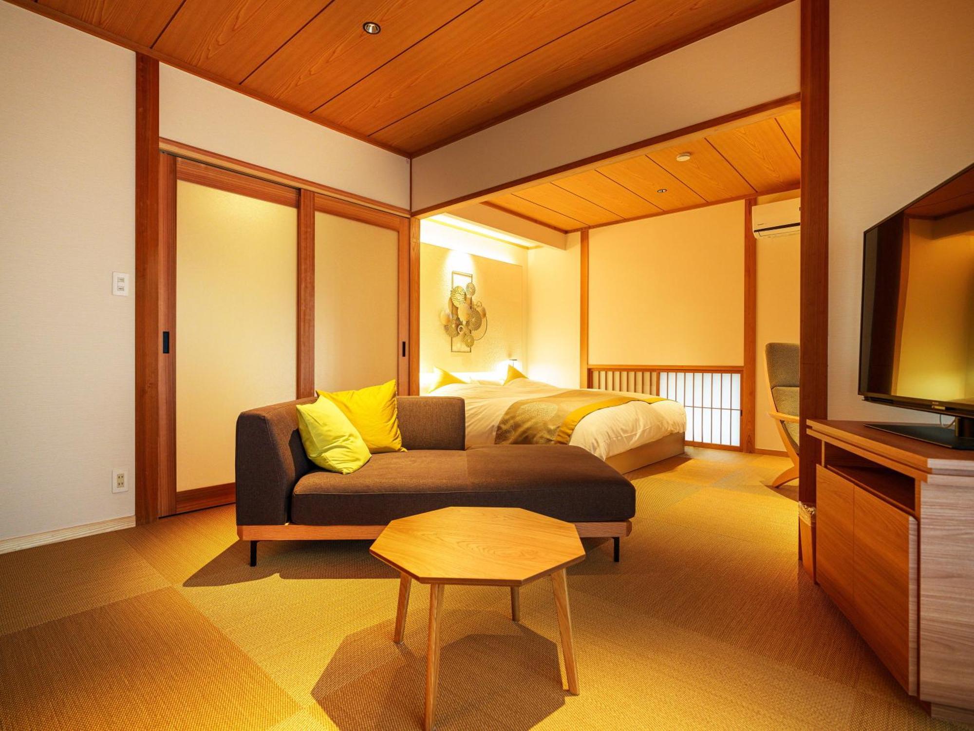 Yufuin Rakuyu Hotel Bagian luar foto