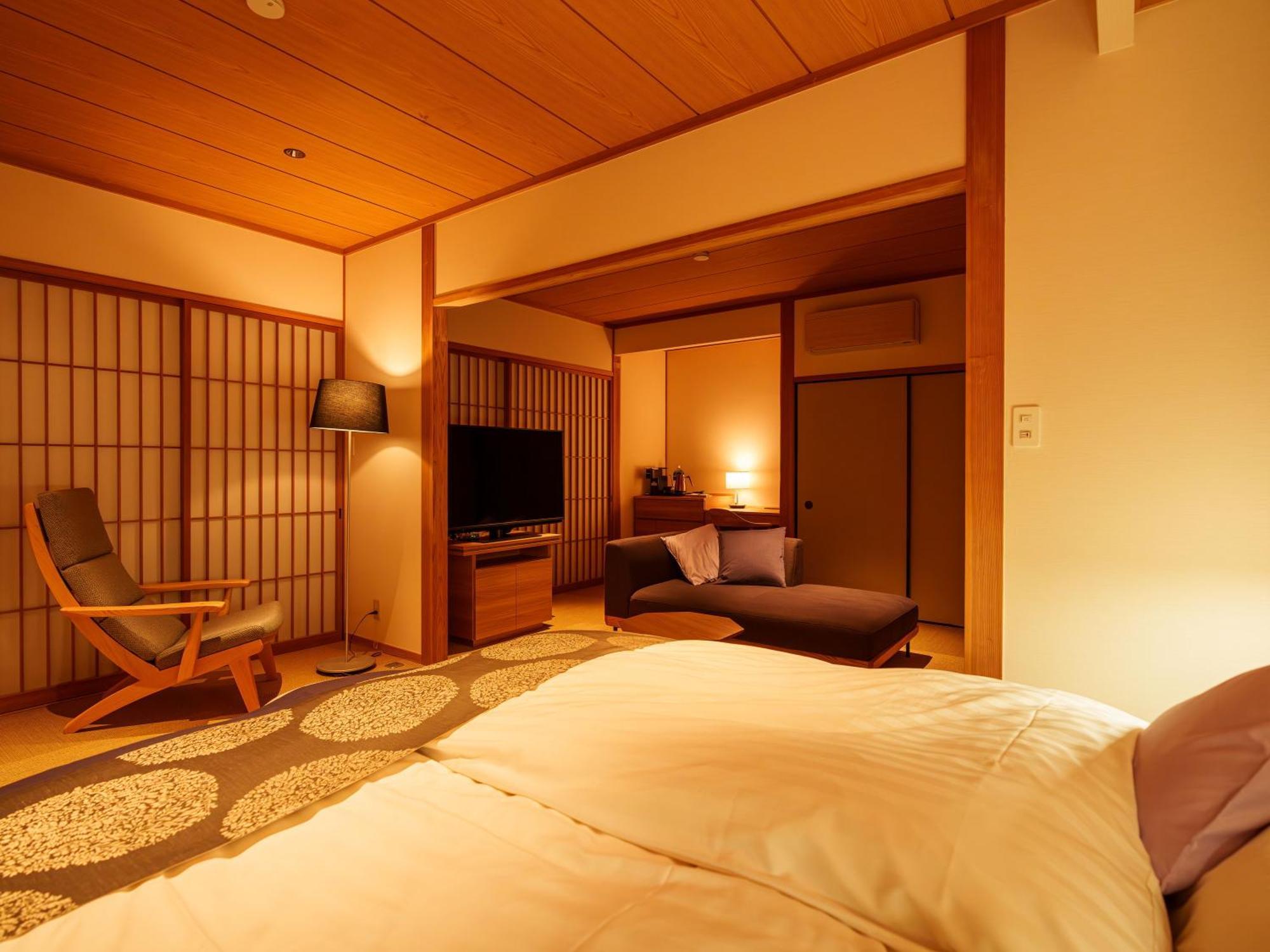 Yufuin Rakuyu Hotel Bagian luar foto