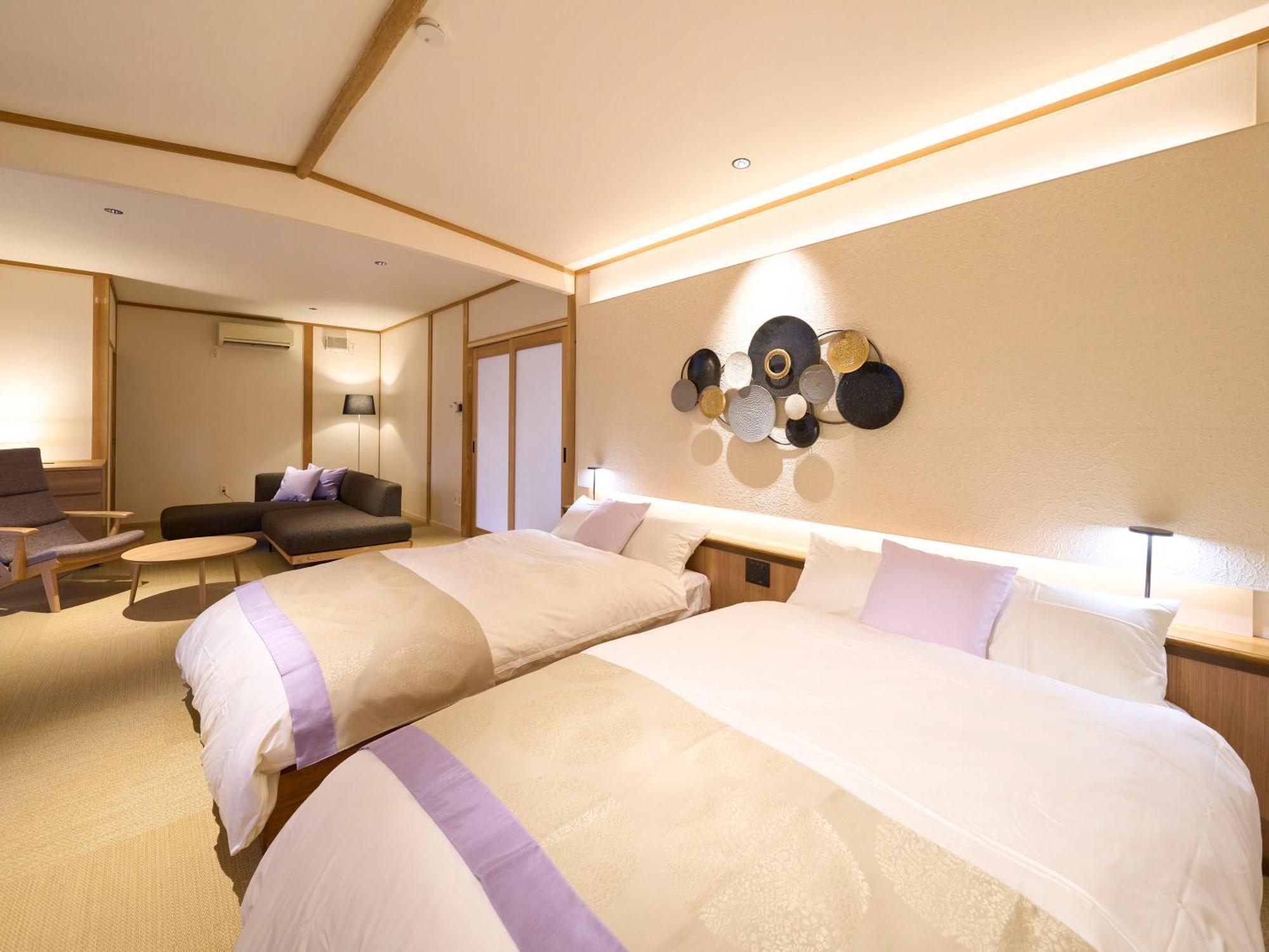 Yufuin Rakuyu Hotel Bagian luar foto